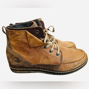 Bull Boxer Leo Ankle Boots Size 13 Leather Distressed Chelsea